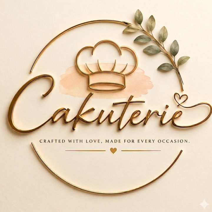 Cakuterie logo: crafted with love, made for every occasion